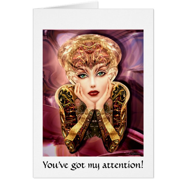 Cartão Instalador Cyborg Babe Personalizável (Frente)