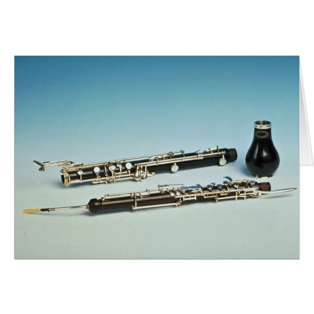 Cartão Instrumento eólico (Frente Horizontal)