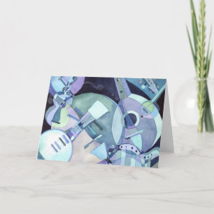 Cartão Instrumentos musicais:Placa Vazio