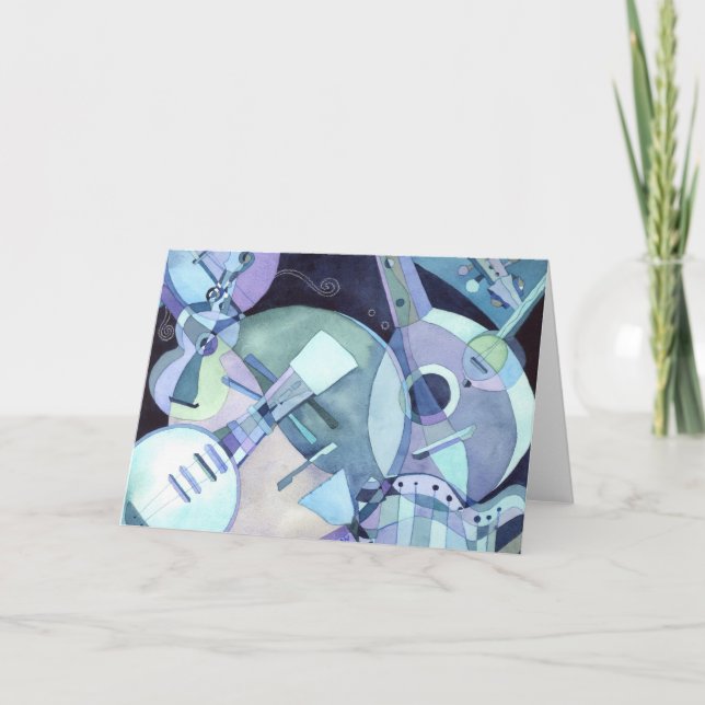 Cartão Instrumentos musicais:Placa Vazio (Frente)