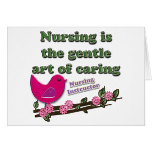 Cartão Instrutor dos cuidados