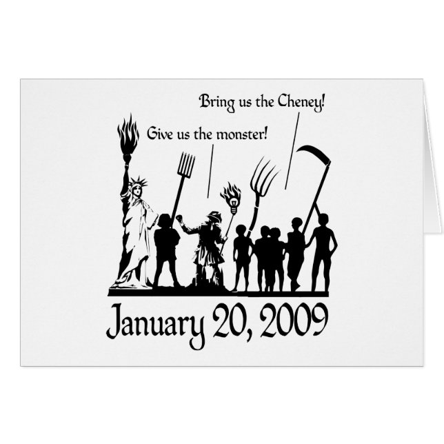 Cartão Insurreição americana (Frente Horizontal)