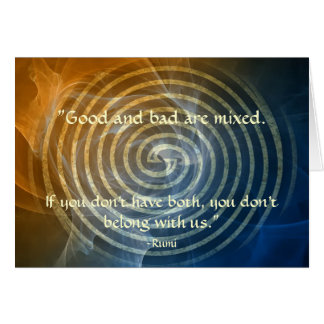 Cartão Integralidade-Rumi e arte poética