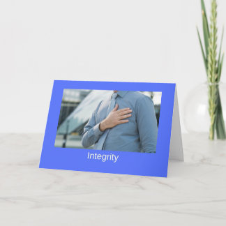 Cartão Integrity Card