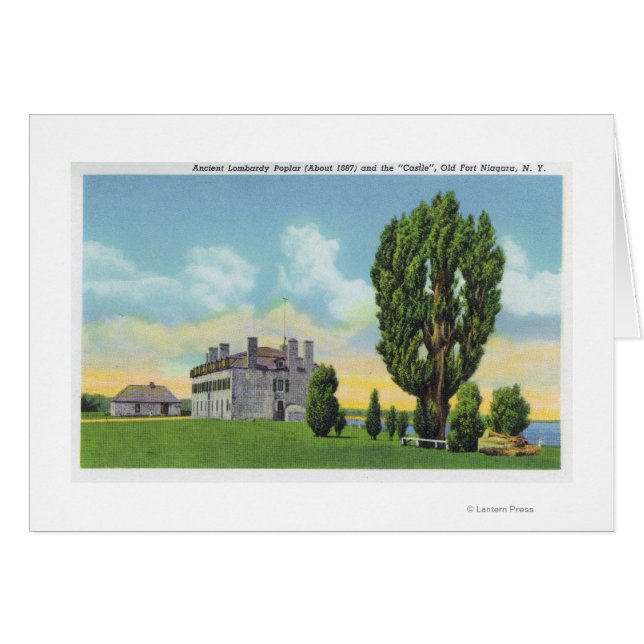 Cartão Interior da Capela Jesuíta no Castelo Francês Anti (Frente Horizontal)