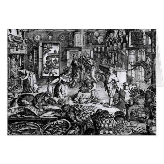 Cartão Interior da cozinha (Frente Horizontal)