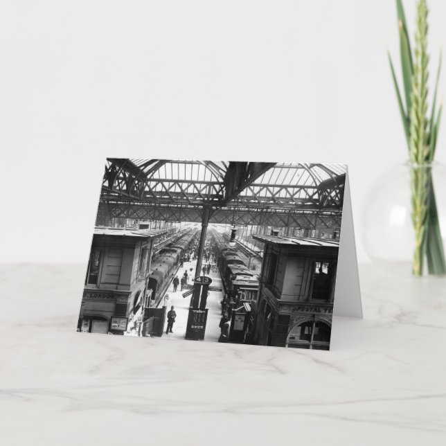 Cartão Interior de Charing Cross Station, Londres (Frente)