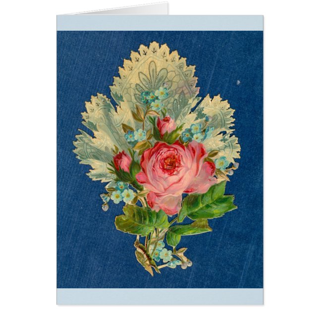 Cartão - interior do poema do amor (Victorian, a (Frente)