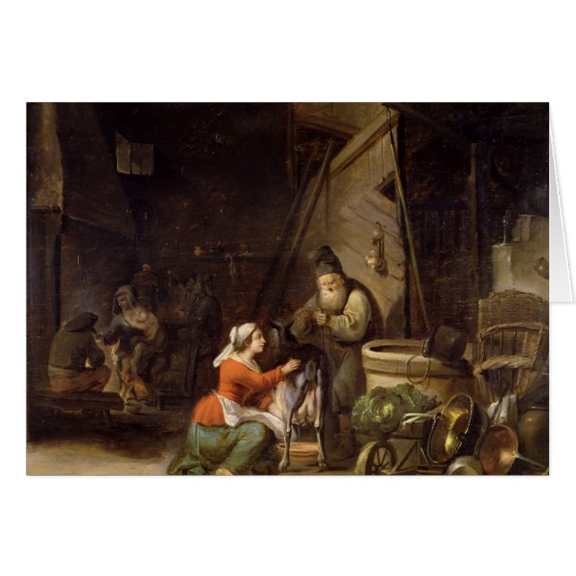 Cartão Interior rústico (Frente Horizontal)