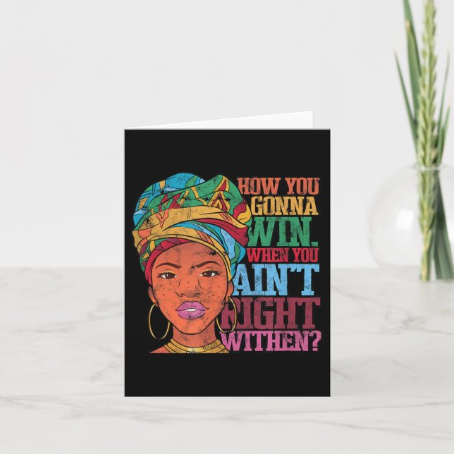 Cartão Interior - Vitória - Verdade Uni-adultos - Preto - (Frente)