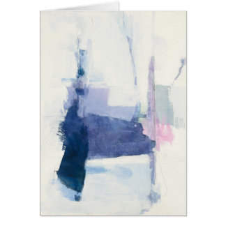 Cartão Interlúdio | Abstrato Azul