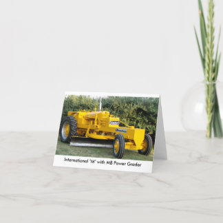 Cartão International "M" with MB Power Grader