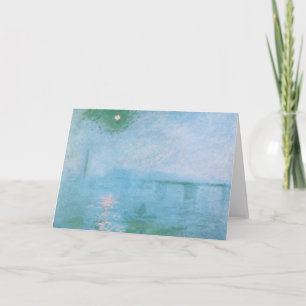 Cartão Intervenção de Claude Monet