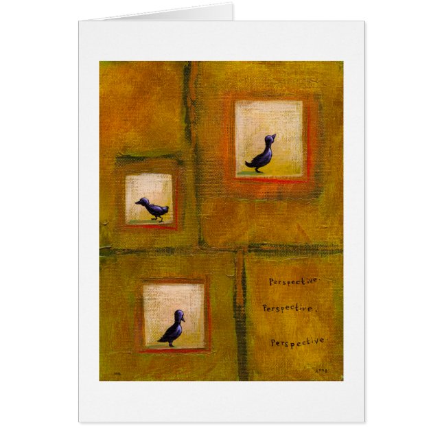 Cartão Intitulado:  Três considerações importantes (Frente)