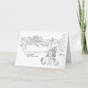 Cartão Inveraray Castle Scotland