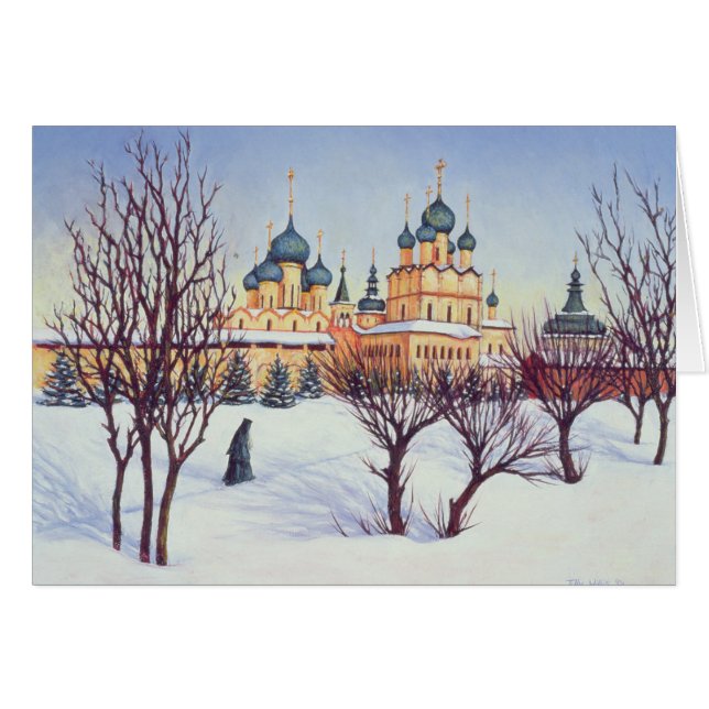 Cartão Inverno 2004 do russo (Frente Horizontal)