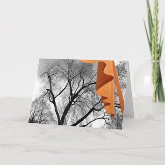 Cartão Inverno no parque