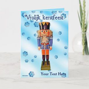 Cartão Invólucro alemão - Kerstfeest de Vrolijk