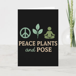 Cartão Ioga de Abacate Engraçado Namaste Pun Planta Fitne