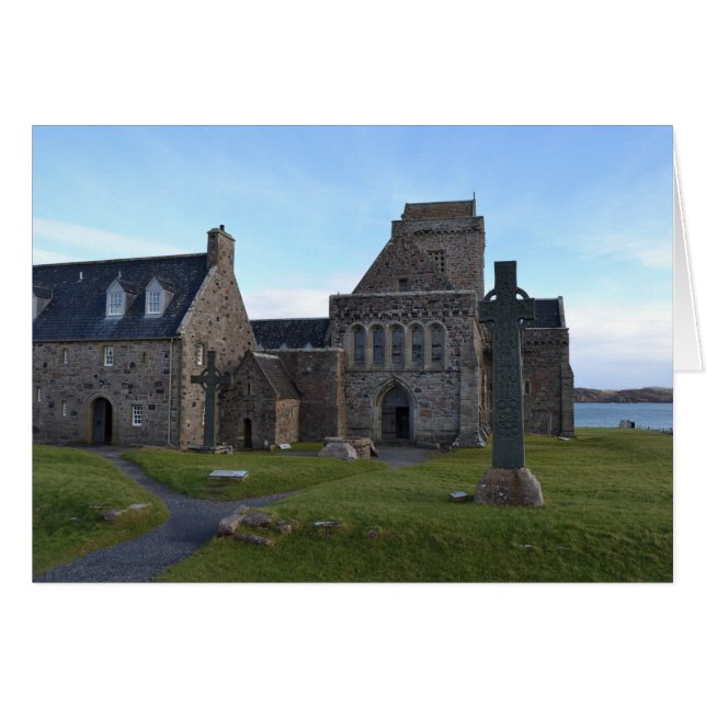 Cartão Iona Abbey (Frente Horizontal)