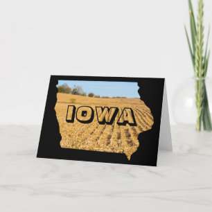 Cartão Iowa Scenic Cornfield Nature Viagem