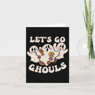 Cartão Ir Ghouls Costume Halloween Pumpkin Ghost