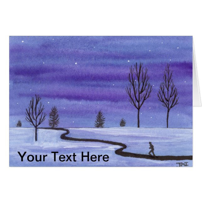 Cartão Ir para a Milha Extra (Frente Horizontal)