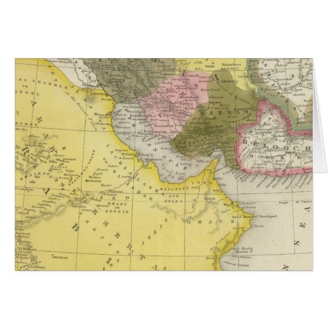 Cartão Irã e Arábia Saudita (Frente Horizontal)