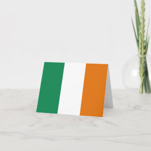 Cartão Ireland Flag Notecard