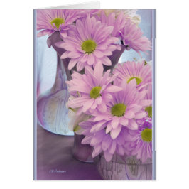 Cartão Iridescence floral