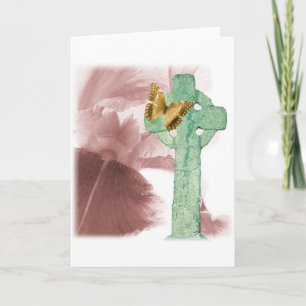 Cartão Iris and stone marker