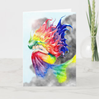 Cartão 'Iris' Blank Greeting Card