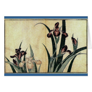 Cartão Íris de Katsushika Hokusai