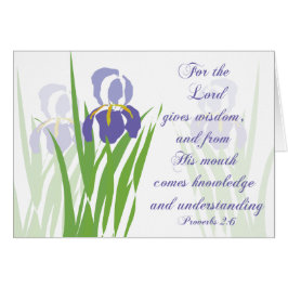 Cartão Iris, O Senhor dá carta de nota Parakaleo à sabedo