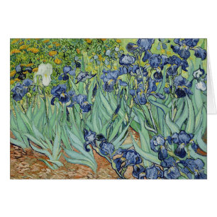 Cartão Íris por Van Gogh