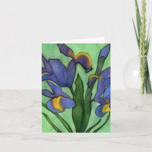 Cartão Irises Notecard