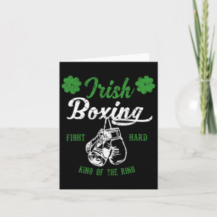Cartão Irish Boxing Vintage - Irish Boxing Fan Tee