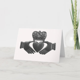 Cartão Irish claddagh love symbol