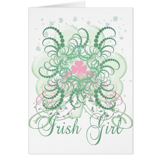 Cartão Irish Girl 2 (Frente)