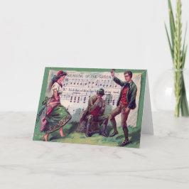 Cartão Irish Gypsy Wearing of The Green Jig