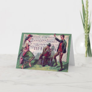Cartão Irish Gypsy Wearing of The Green Jig