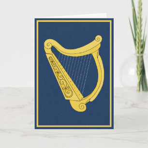 Cartão Irish Harp