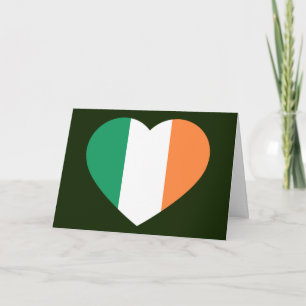 Cartão Irish Heartflag gcnt