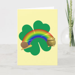 Cartão Irish I was faster