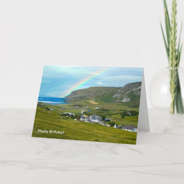 Cartão Irish image for Birthday greeting card (Frente)