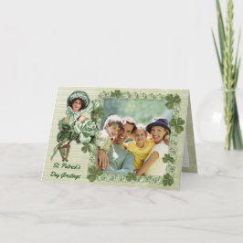 Cartão Irish Rose Photo Greetings