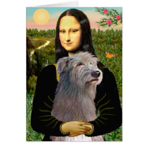 Cartão Irish Wolfhound 1 - Mona Lisa