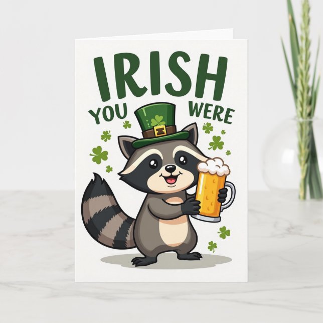 Cartão Irish You Were Here Funny Card (Frente)