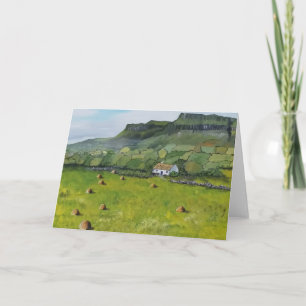 Cartão Irlanda, Benbulben, Irish Greeting Card