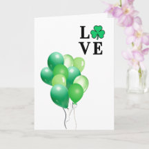Irlanda Irlandês AMOR Balão Verde Diversão